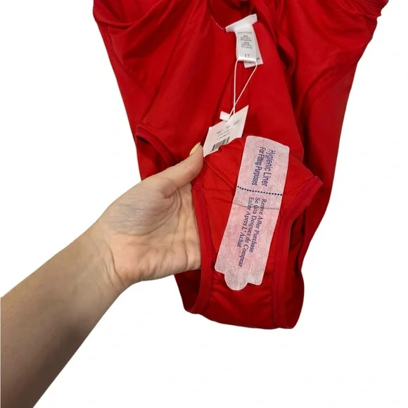 Women’s Andie Swim • Paloma • Large Tall • Chred • New with Tags - Picture 6 of 9